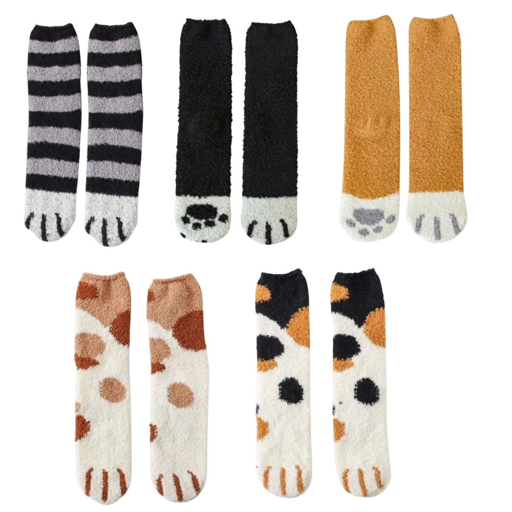 Cat's Paw Winter Socks - Dimensions - Oustiprix