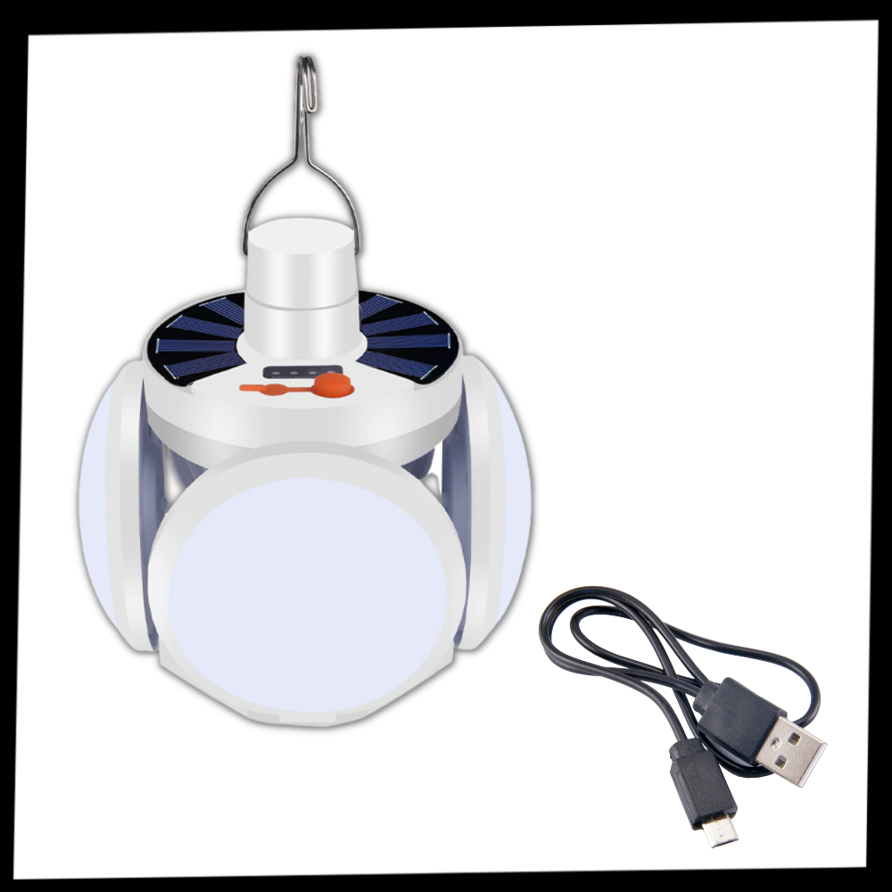 Lampe LED rechargeable de camping - Contenu du produit - Ozerty