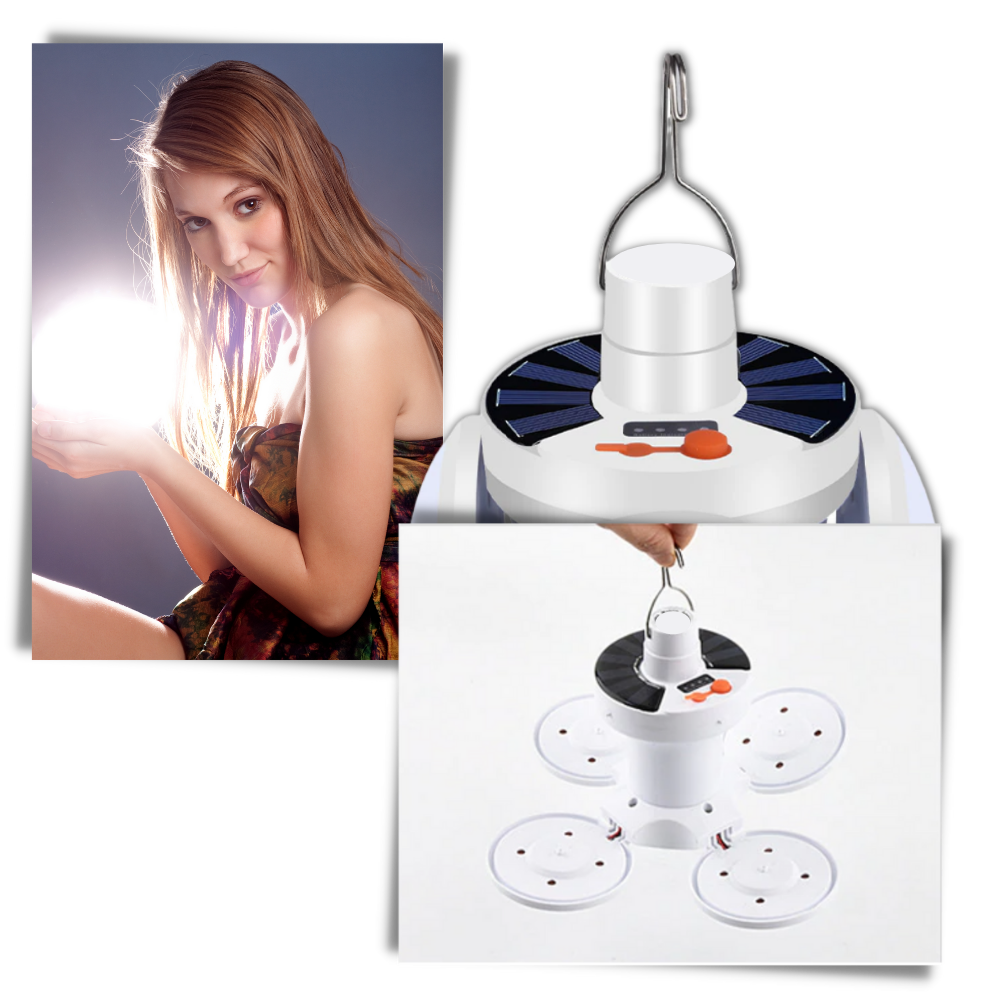 Lampe LED rechargeable de camping - Portable - Ozerty