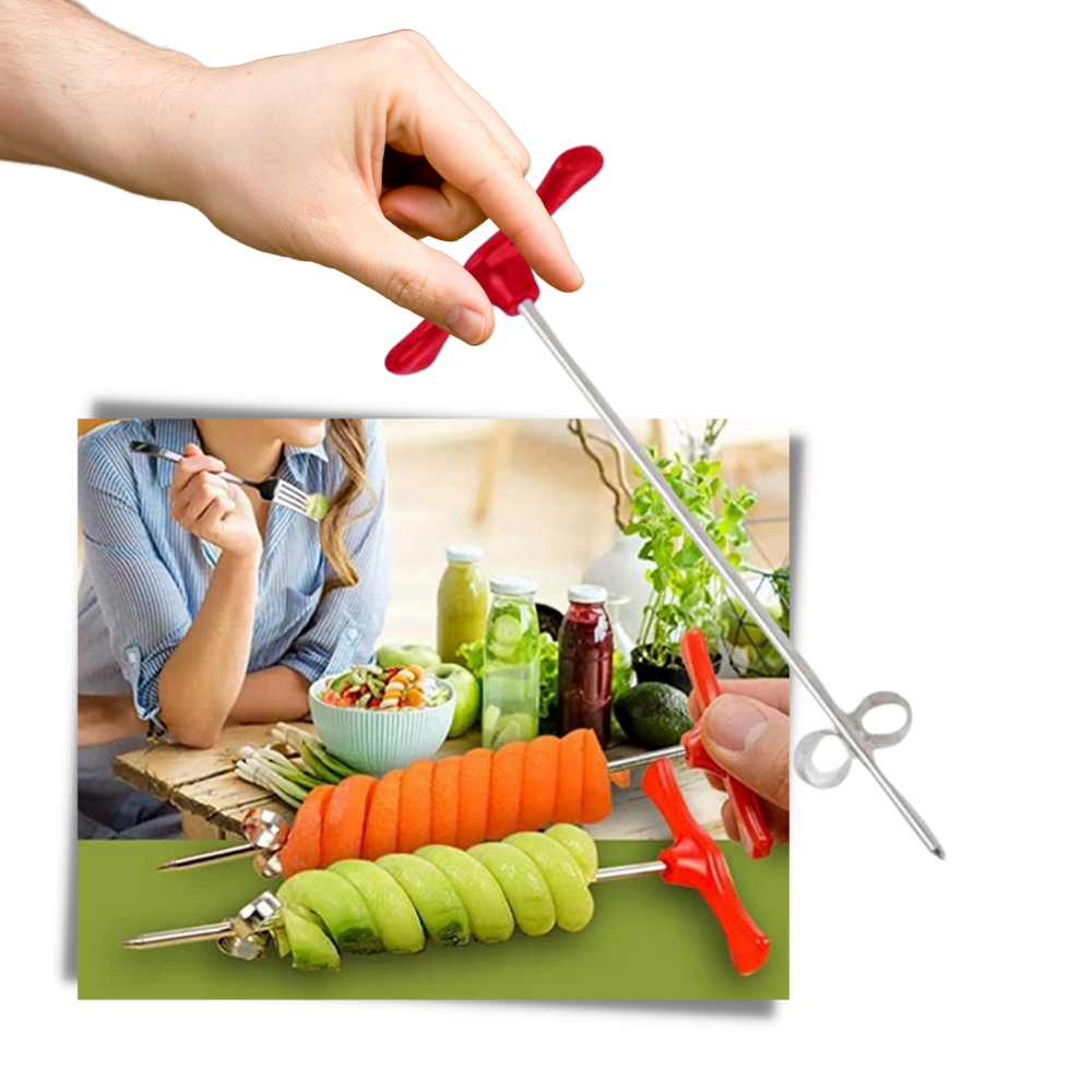 Vegetable Spiral Cutter Tool - Ergonomic -