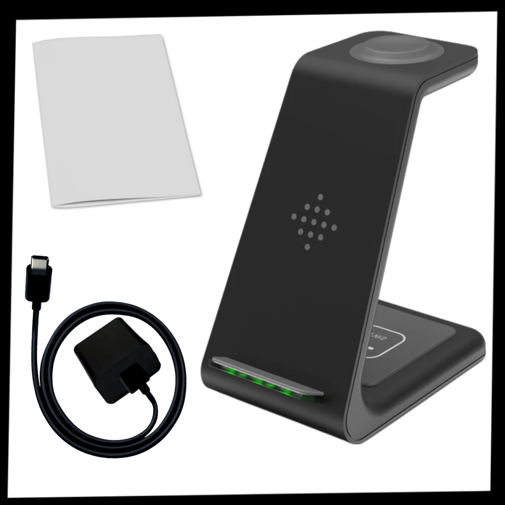Wireless Phone Charging Station - Package - 