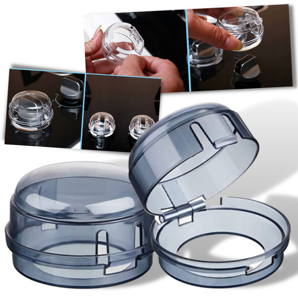 Gas Stove Knob Protector - Universal Kitchen Stove Gas Knob Covers - Universal Kitchen Stove Knob Protectors - 