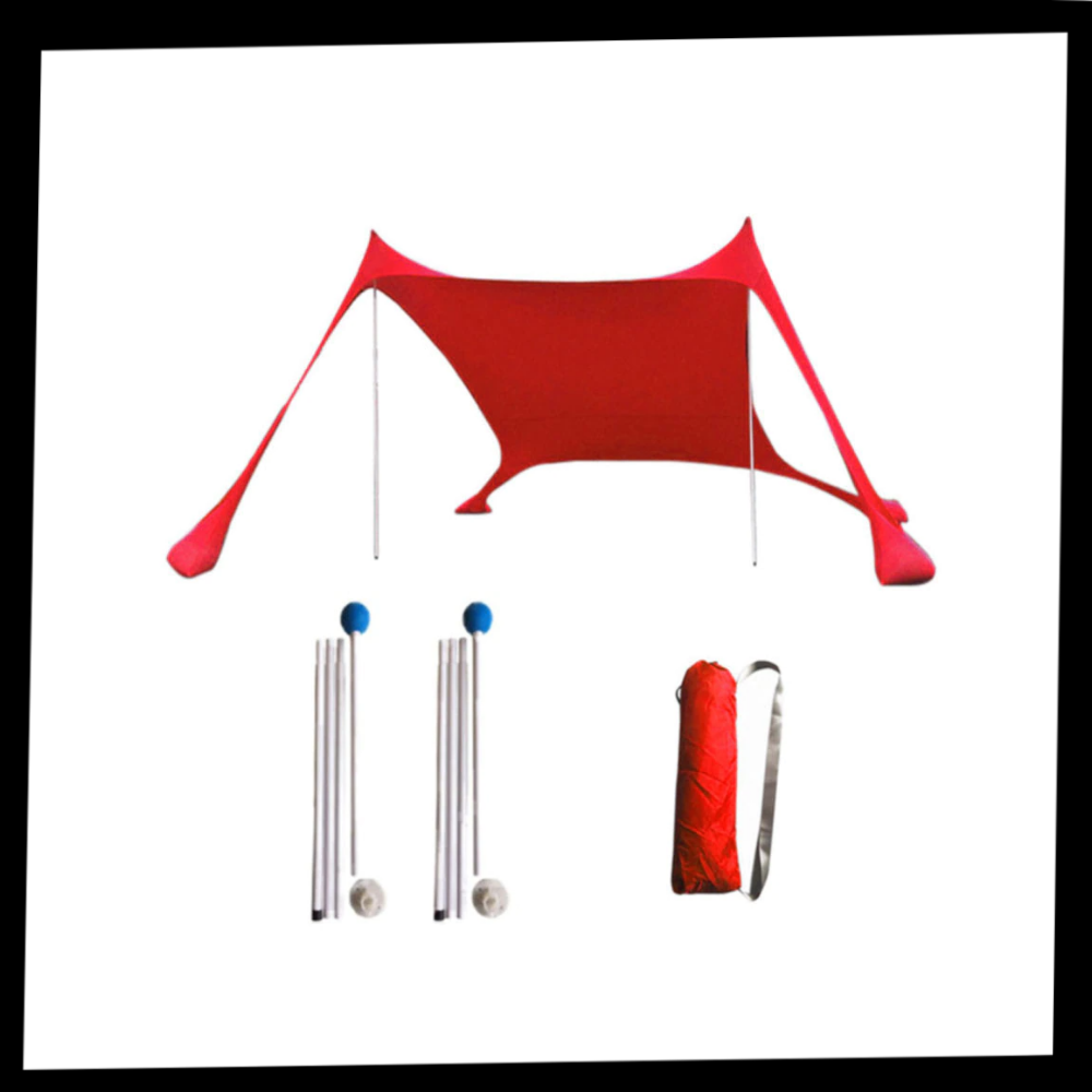Lightweight Beach Shade Tent - Package - 
