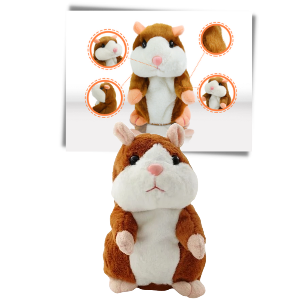 Plush Talking Hamster - Good Quality - Ozerty