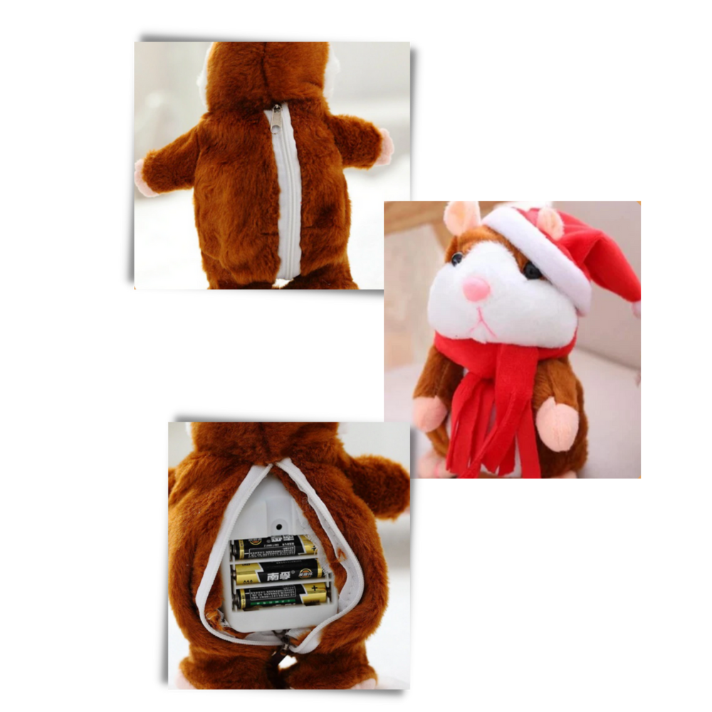 Plush Talking Hamster - Simple To Use - Ozerty