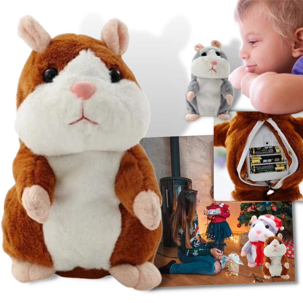 plush talking toy | plush educational toy | imitate voice hamster - Ozerty