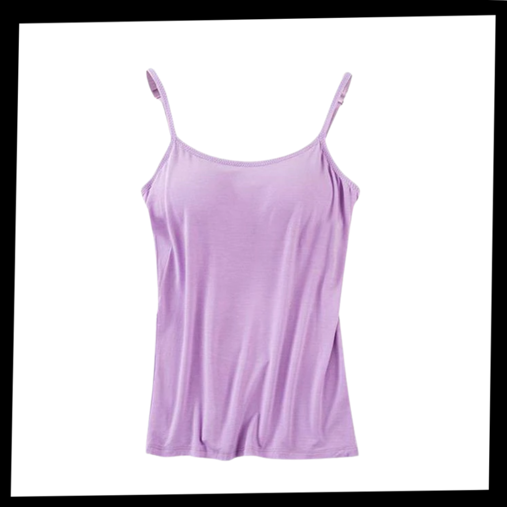 Camisole with Built-In Bra - Package - 