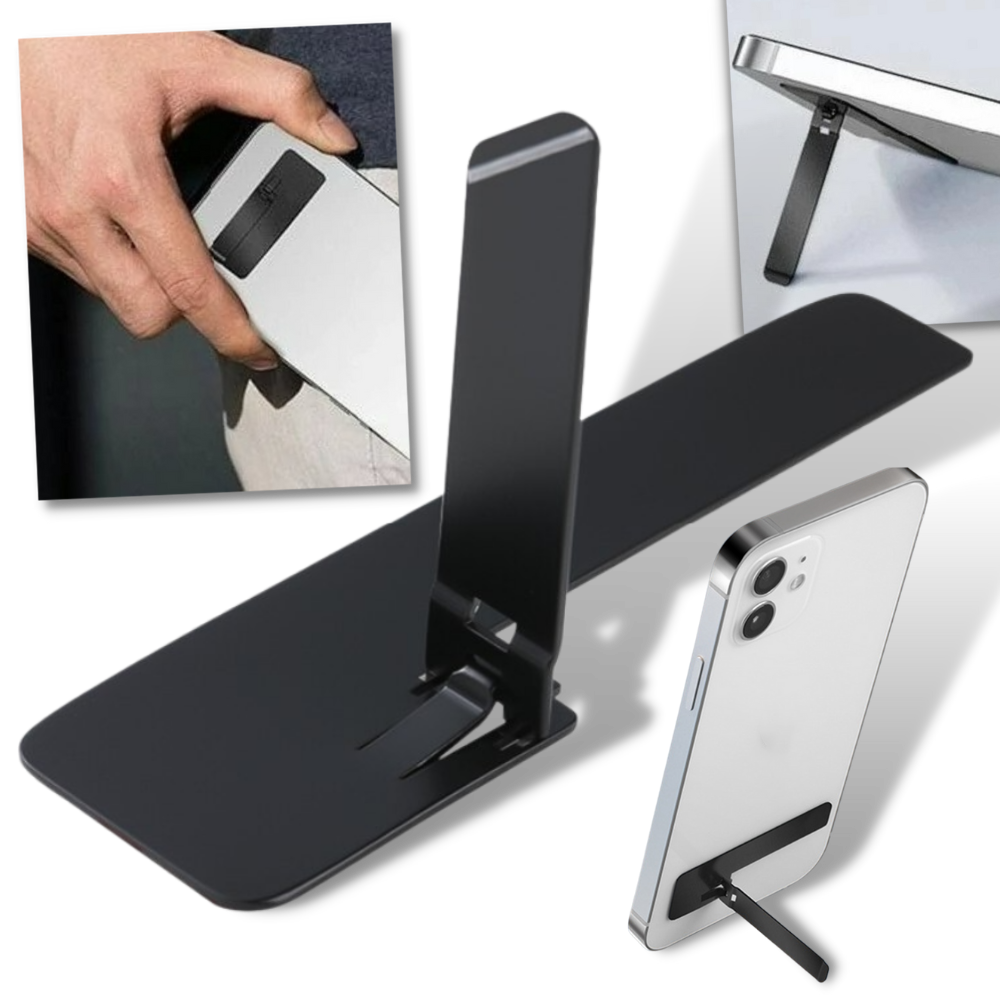 Folding Phone Bracket - Ultra Thin Phone Kickstand - Ultra Thin Phone Stand - 