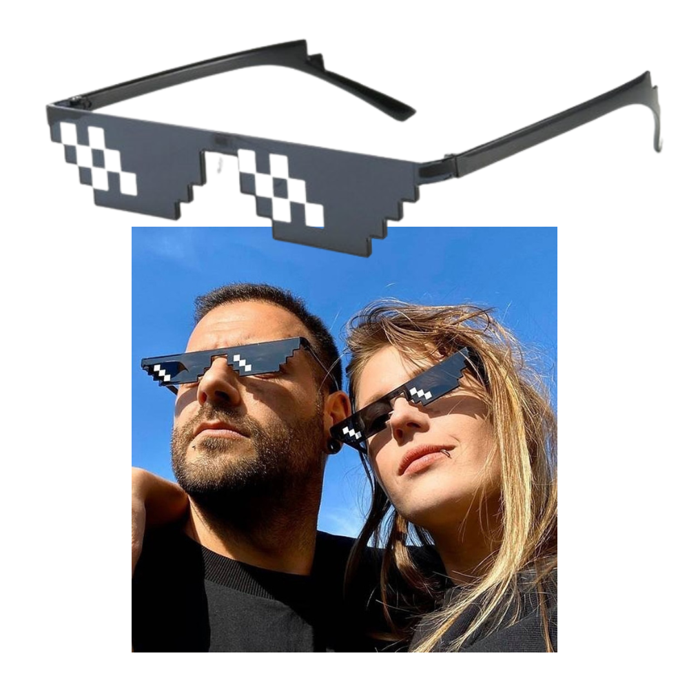 Fashion Pixel Sunglasses - UV-resistant - 
