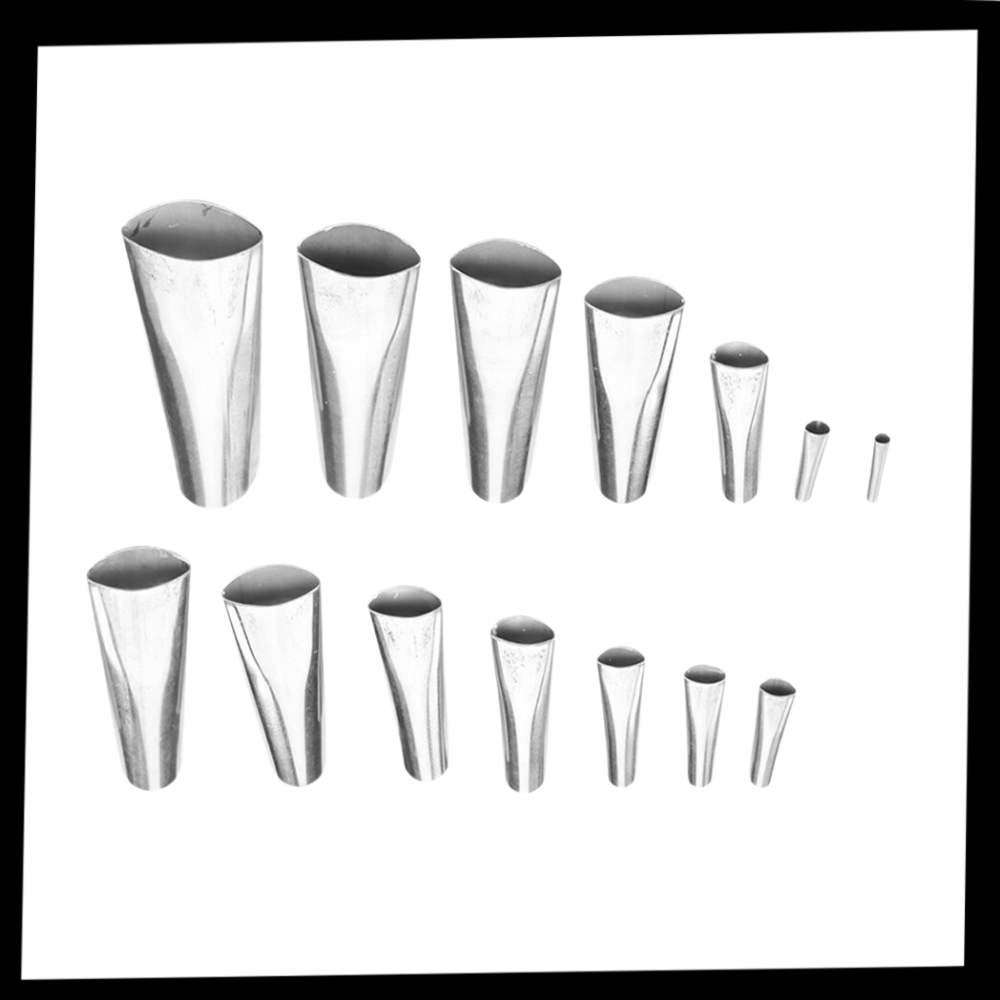 Stainless Steel Caulking Nozzle Set - Package - 