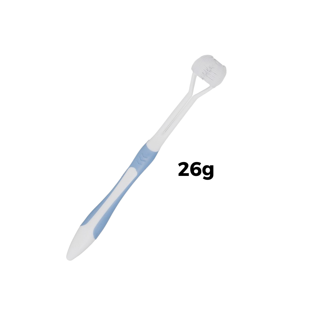 Brosse à dents à trois faces pour adultes et enfants - Caractéristiques techniques - Ozerty