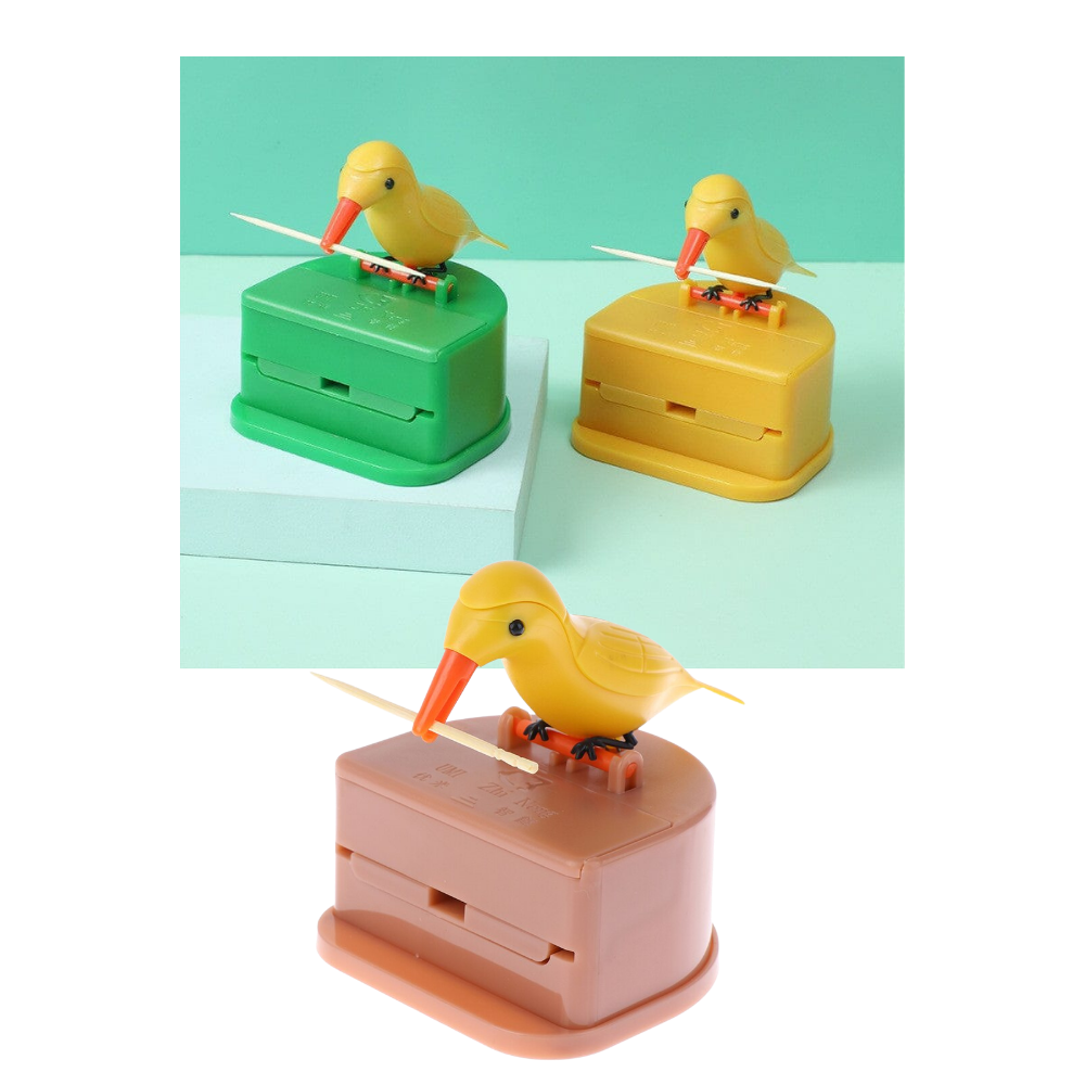 Bird Toothpick Dispenser Box - Unique Design - 