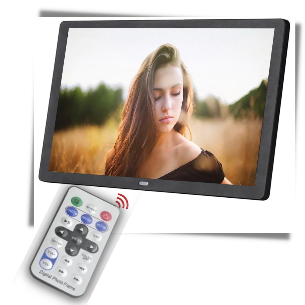 Digital Photo Frame - Remote Controlled - 