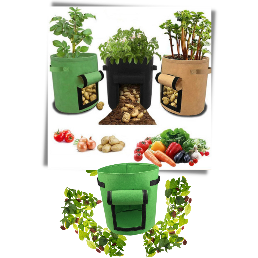 Vegetable Planter Fabric Pouch - Reusable - 