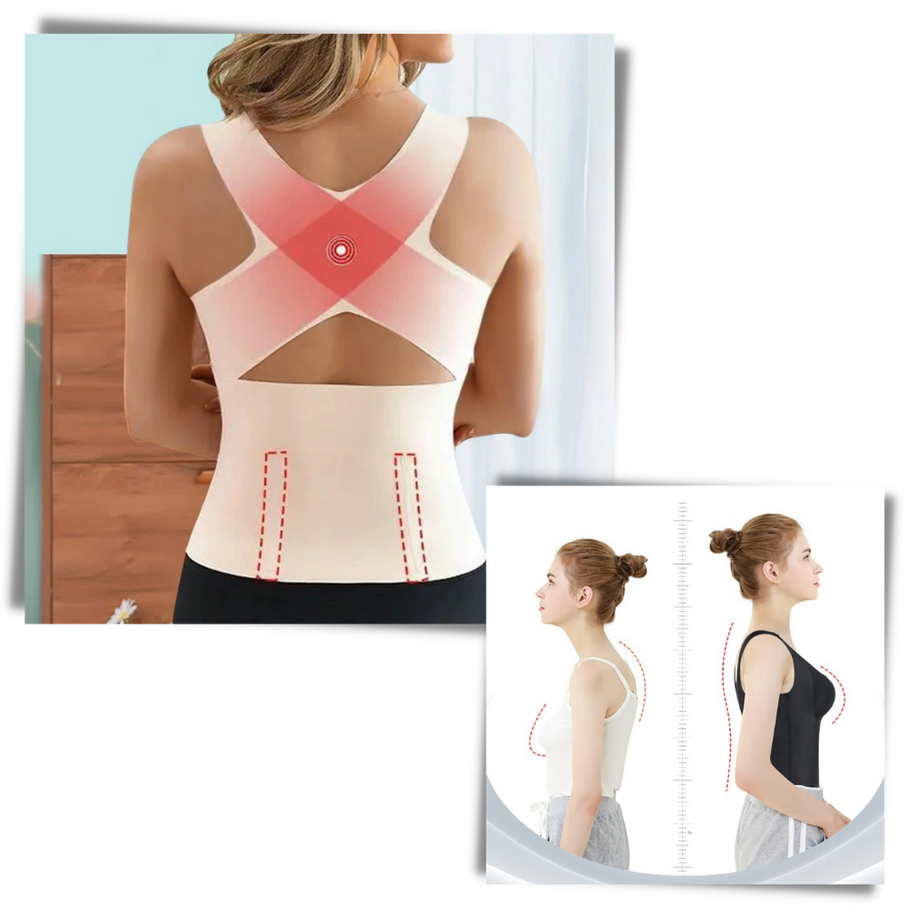 Multifunctional Women's Girdle and Bra - Posture-correcting Build -