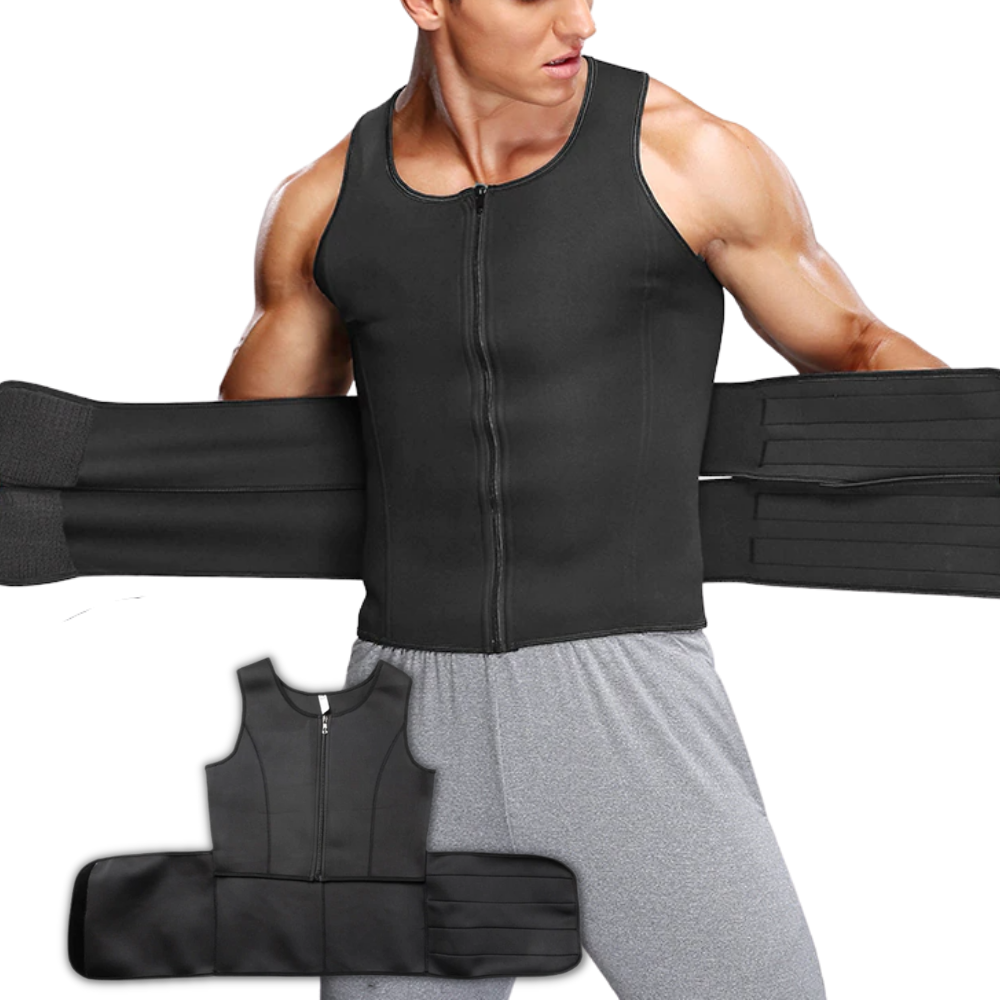 Men’s Sauna Waist Trainer - Easy To Use - 