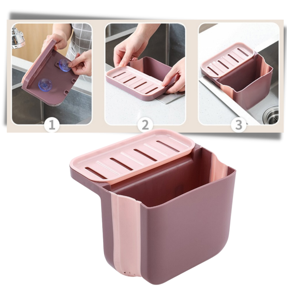 Waste Filter & Sponge Holder - Easy To Set Up - 