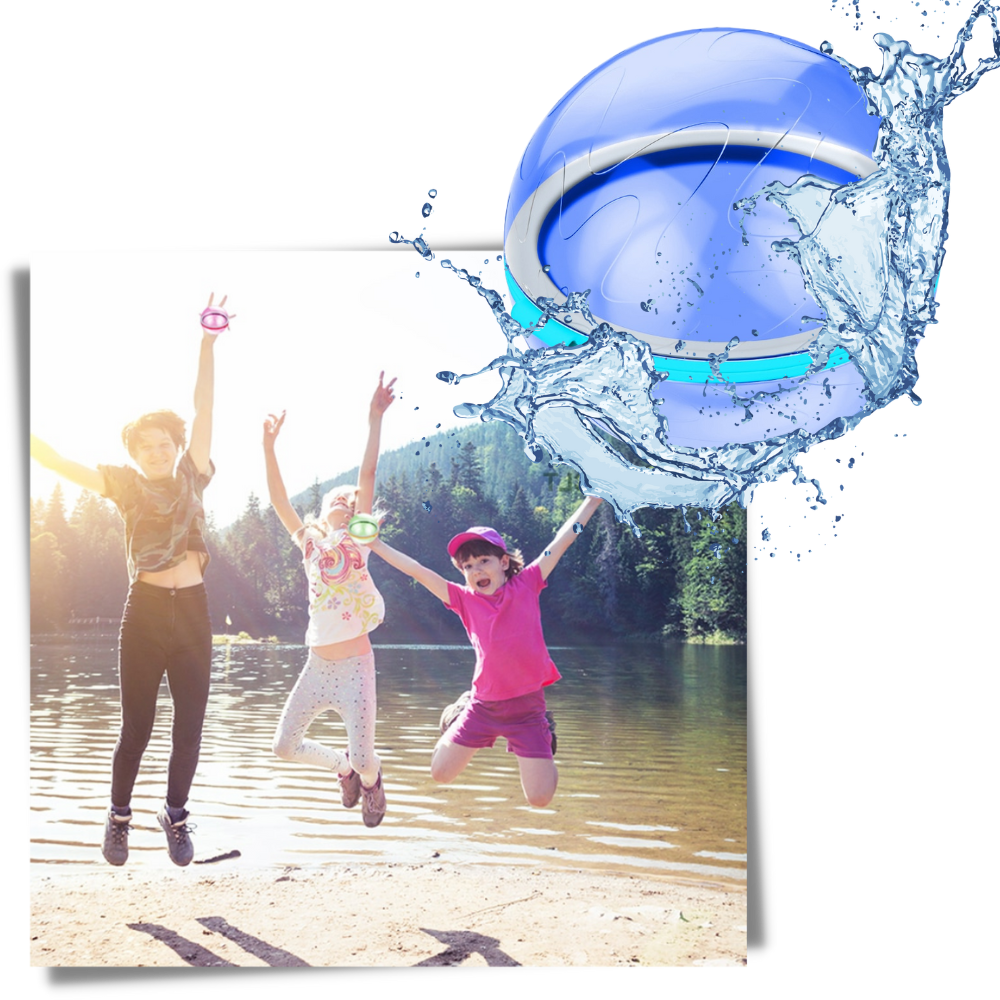 Pack of Reusable Water Balloons - Perfect Fun Toy For Kids - 