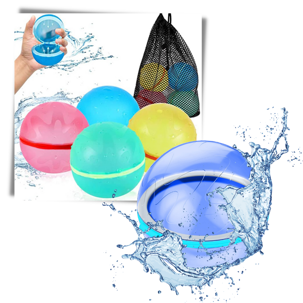 Pack of Reusable Water Balloons - Quality Build - 