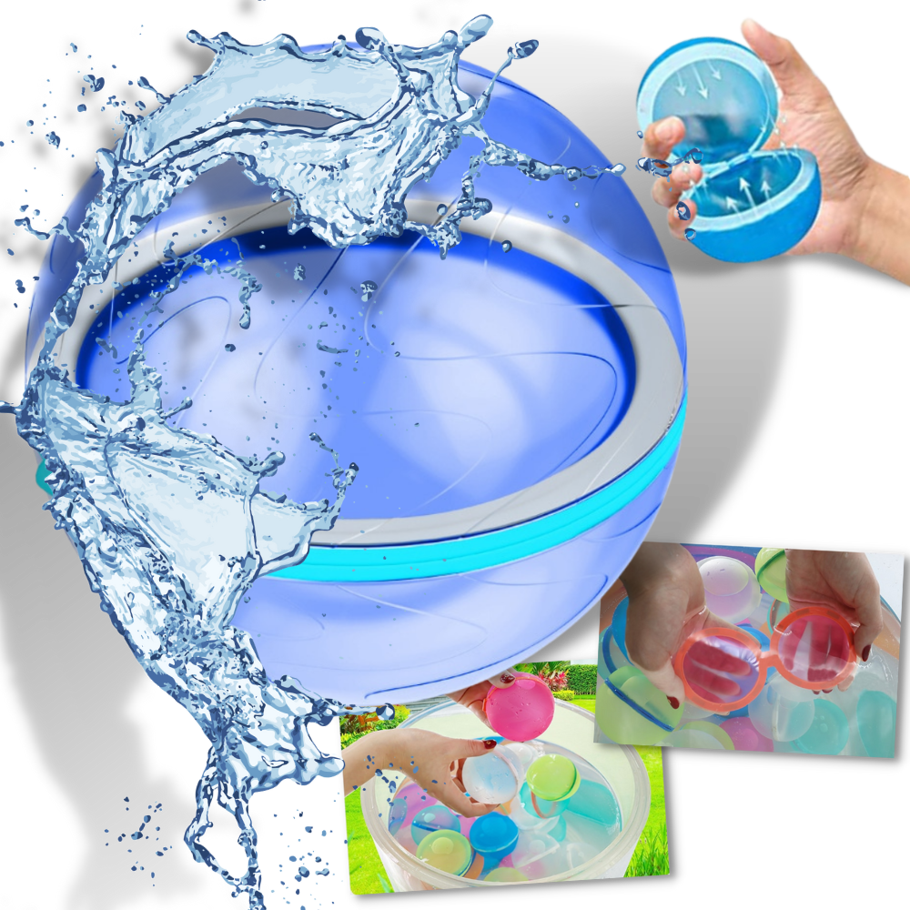 Reusable Water Balloons - Water Balloon Splash Balls - Reusable Water Balloon Balls - 