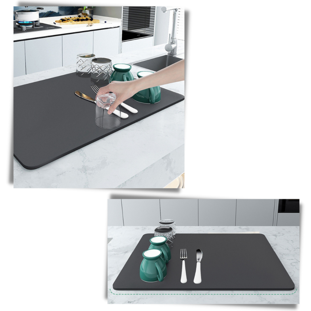 Kitchen Drain Mat - Easy To Use - 