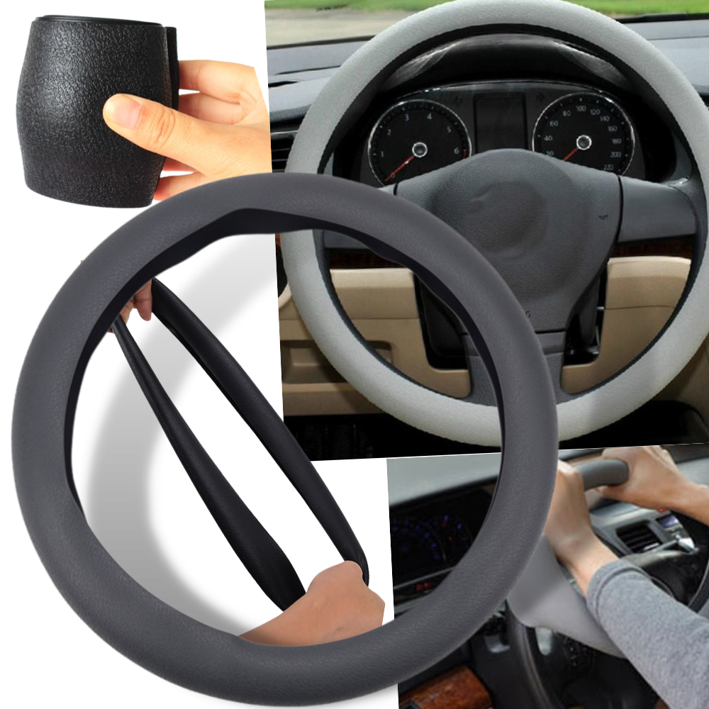 Coperchio del volante dell'auto | coperchi del volante del camion | imbottitura del volante in silicone antiscivolo - Ozerty