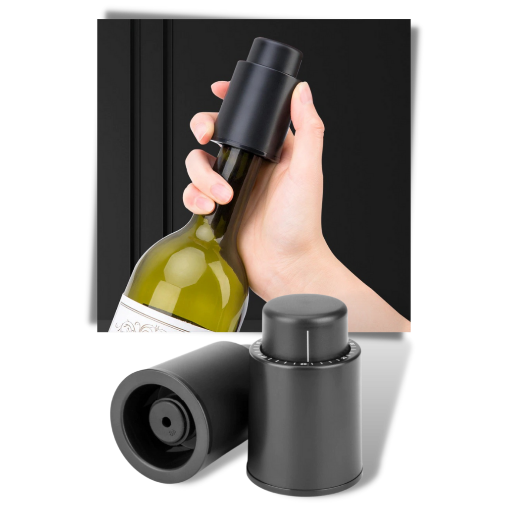 Vakuumpropp för vinflaskor - Utmärkt flaskpropp - Ozerty