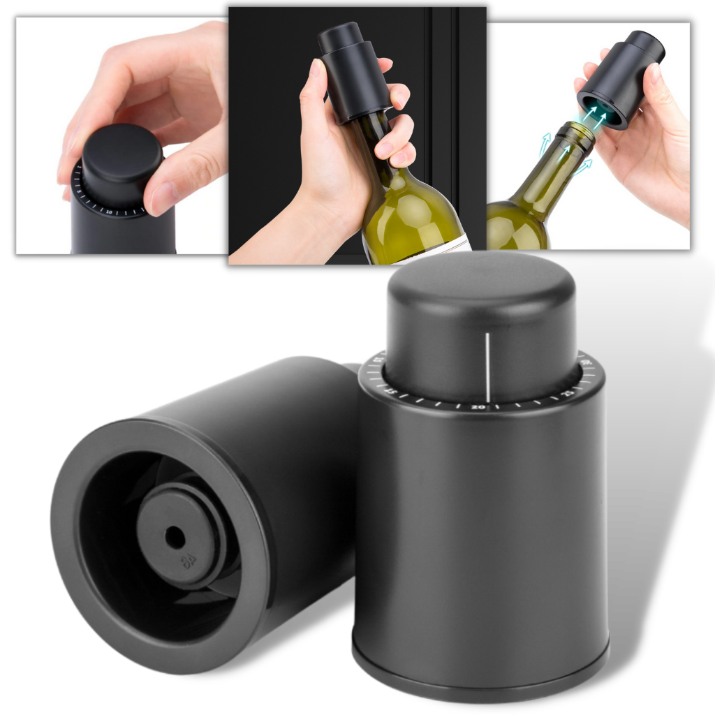 ABS-verktyg för lagring av vinflaskor - Vakuumpropp för vinflaskor - Vakuumstopp för vinflaskor - Ozerty