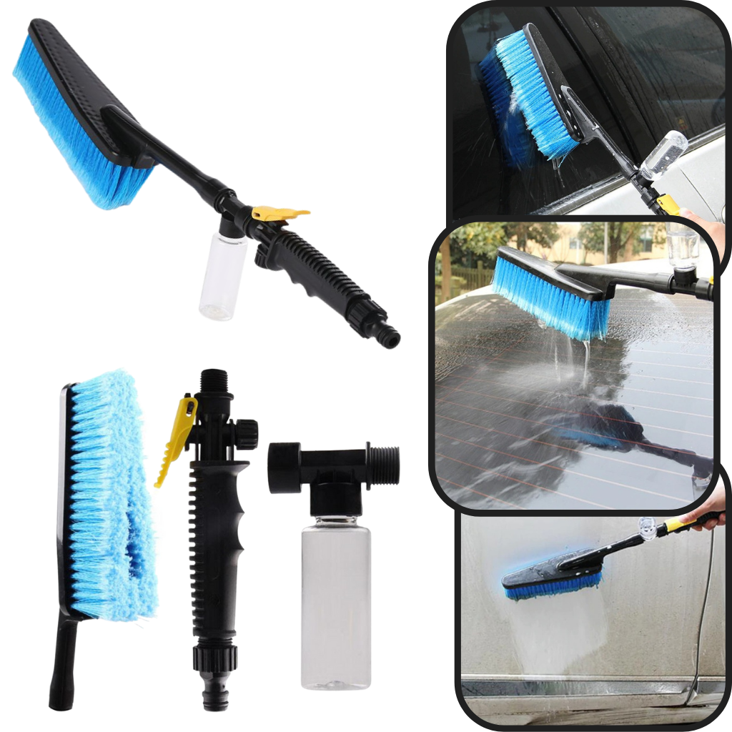 Kit de brosse de nettoyage pliable pour voiture - Ozerty