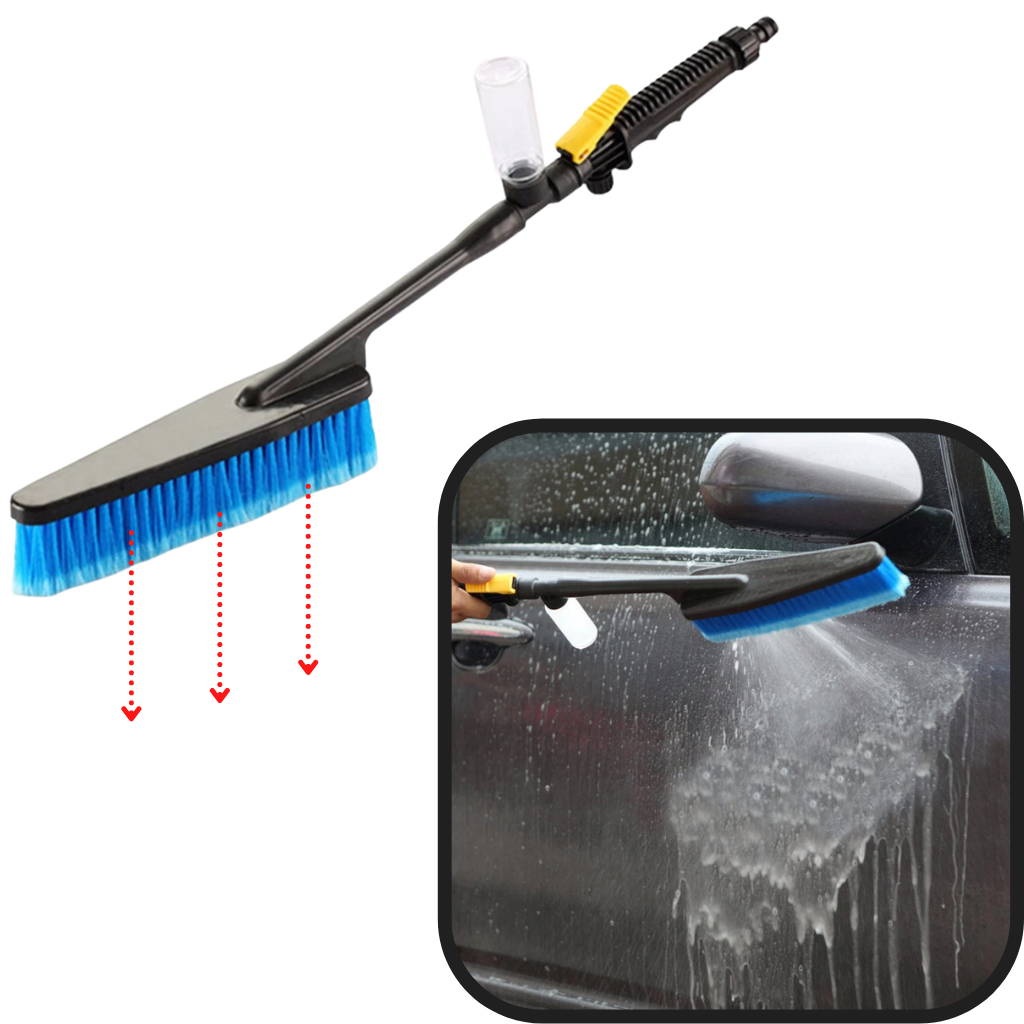 Kit de brosse de nettoyage pliable pour voiture - Brosse de nettoyage polyvalente - Ozerty