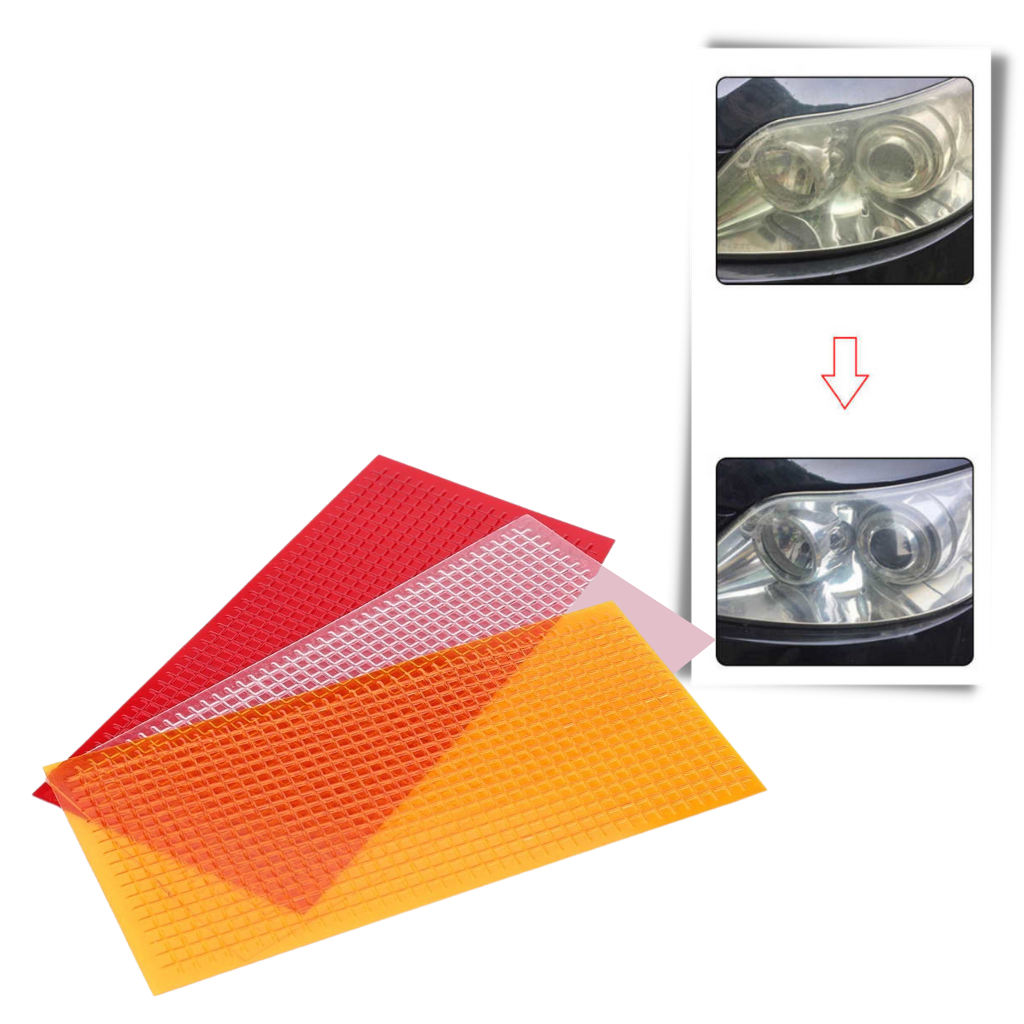 3 Pieces of Tail Light Repair Film - Increased Safety - 
