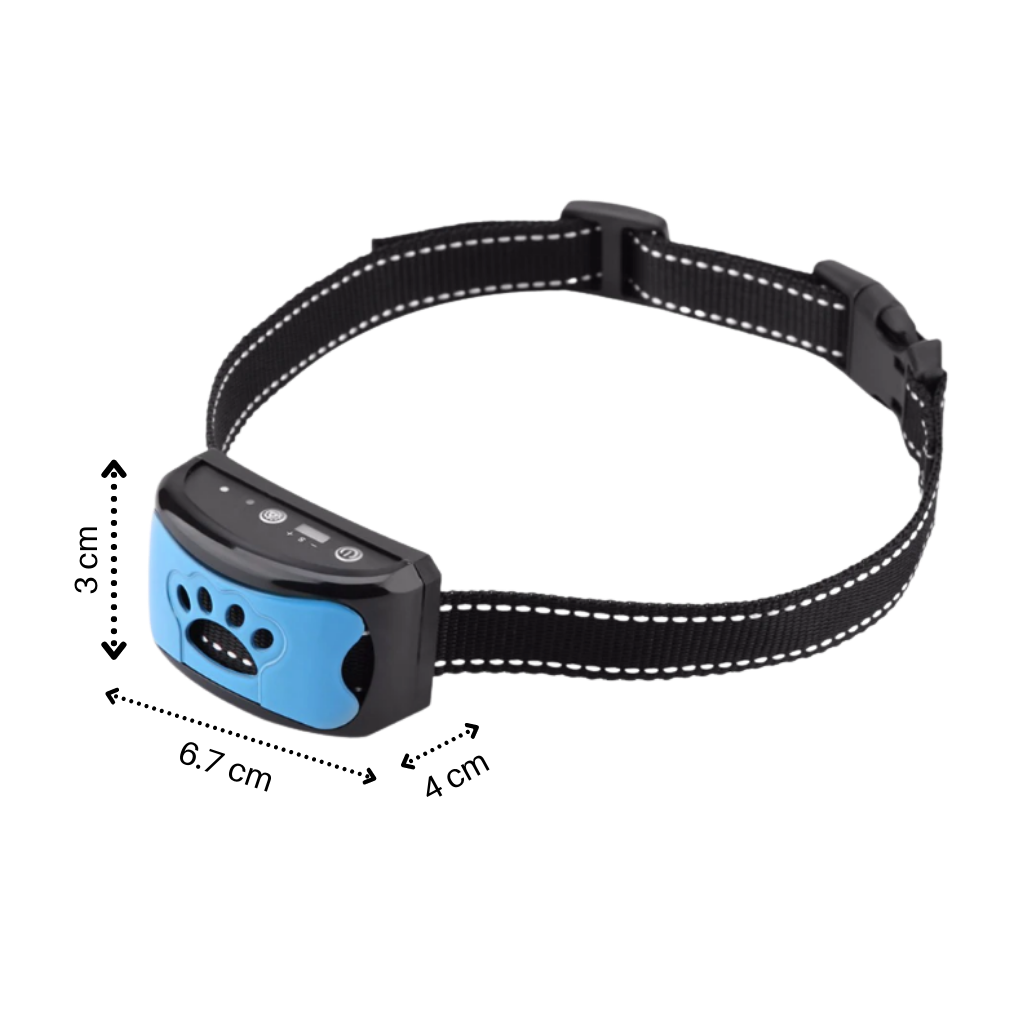 Collar anti ladridos para perros - Dimensiones - Ozayti