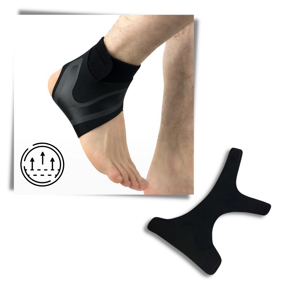 Breathable Elastic Ankle Support - Excellent Design and Premium Materials -