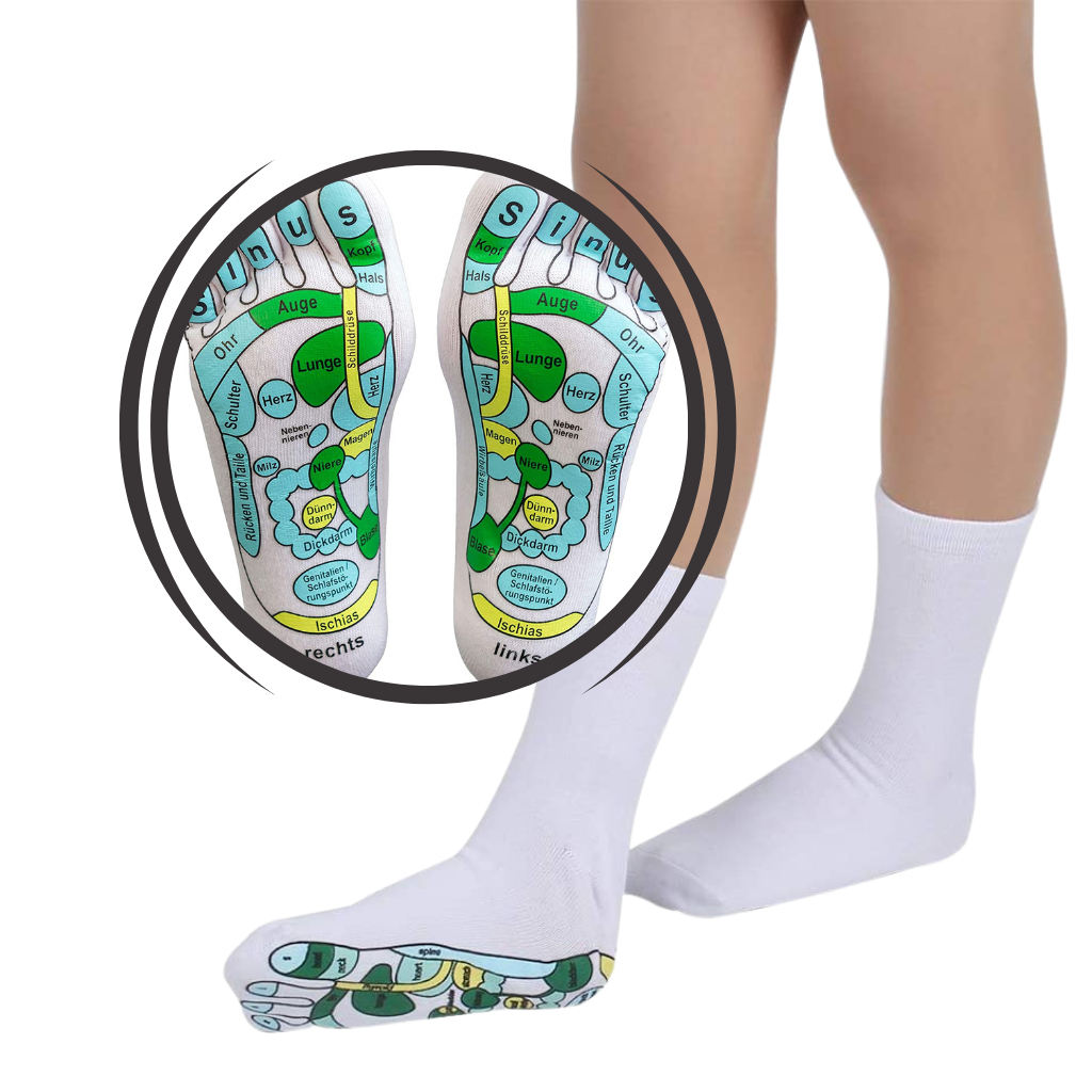 Akupressur-Reflexzonenmassage-Socken - Bequeme Materialien - Ozerty