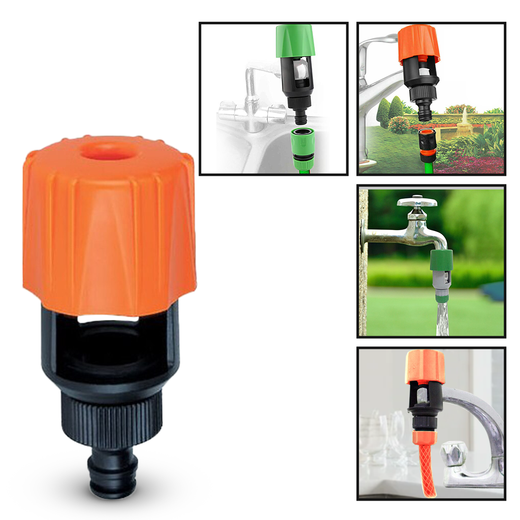 Universal Connector From Garden Hose To Kitchen Faucet - Suitable For Indoor And Outdoor Faucets - Ozerty