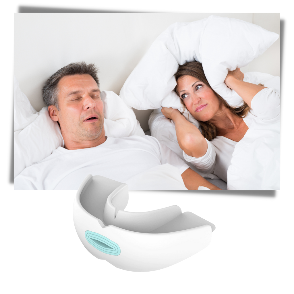 Protector bucal antirronquidos - Útil para algunos casos de apnea del sueño - Ozayti