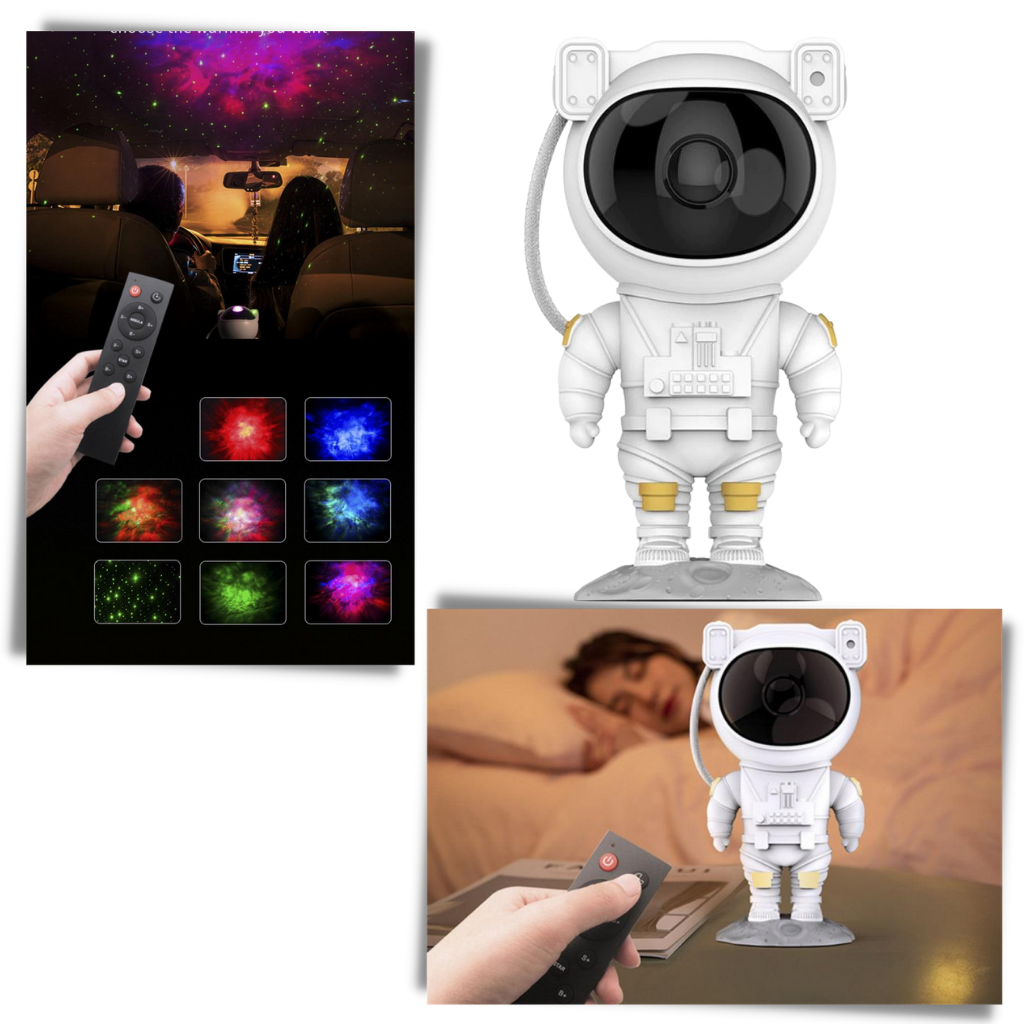 Astronaut Projector Night Lamp - Adjustable Parameters - 