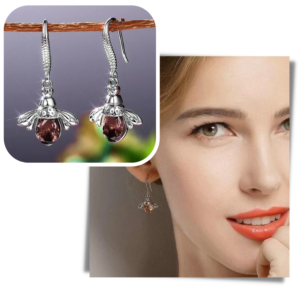 Bee shaped earrings - Bee shaped earrings  - 