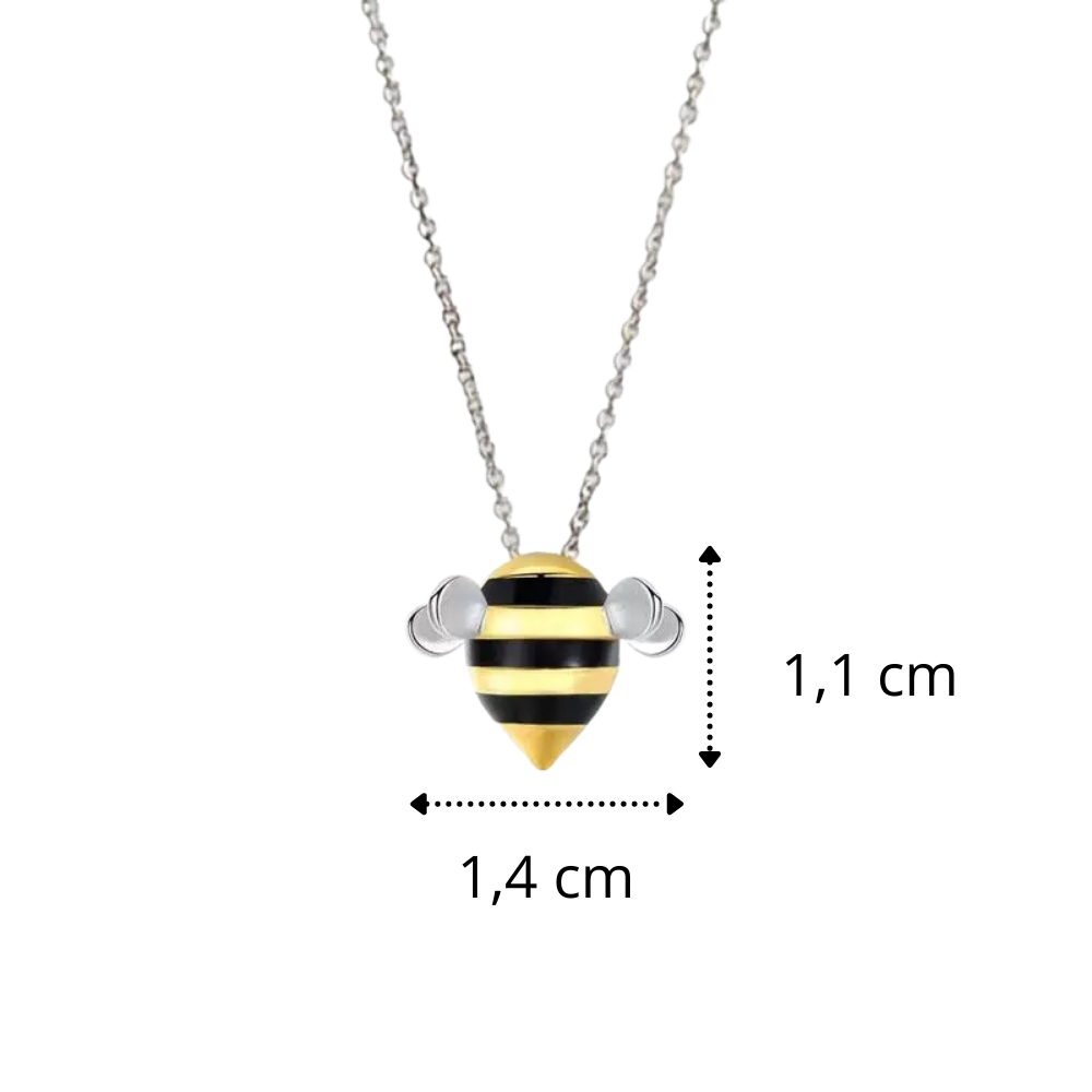 Bee-shaped necklace  - Dimensions - 