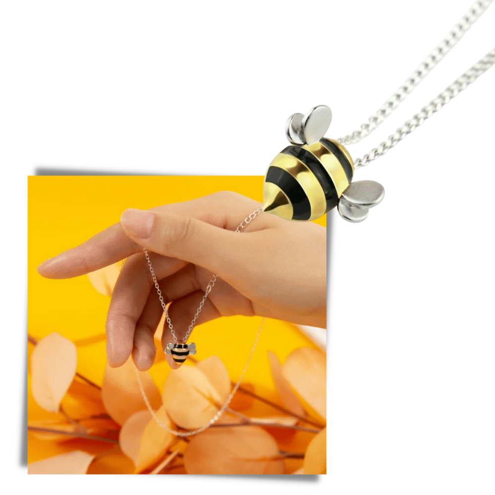 Bee-shaped necklace  - Lightweight design - 