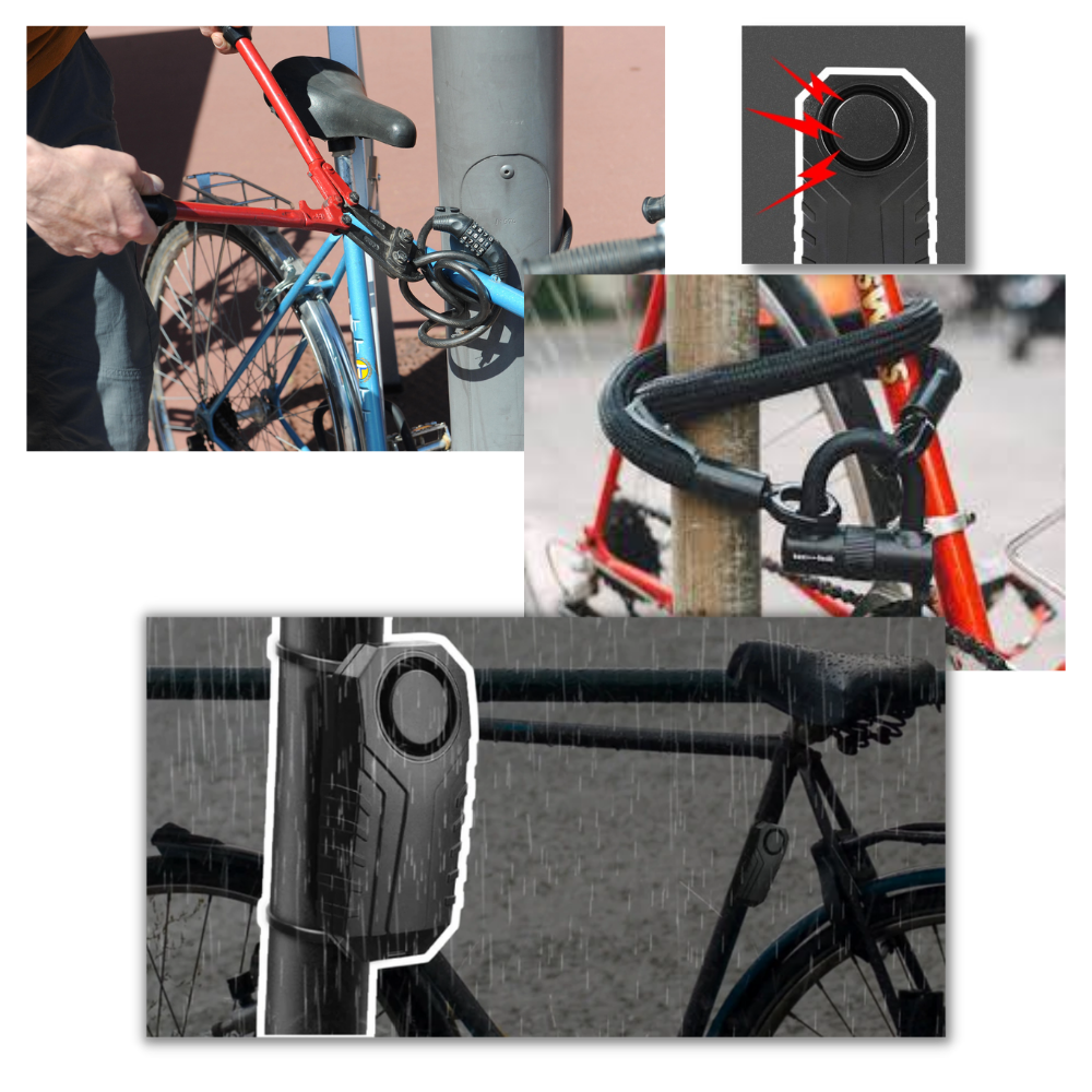 Système d'alarme électrique pour vélo - Excellente protection - Ozerty