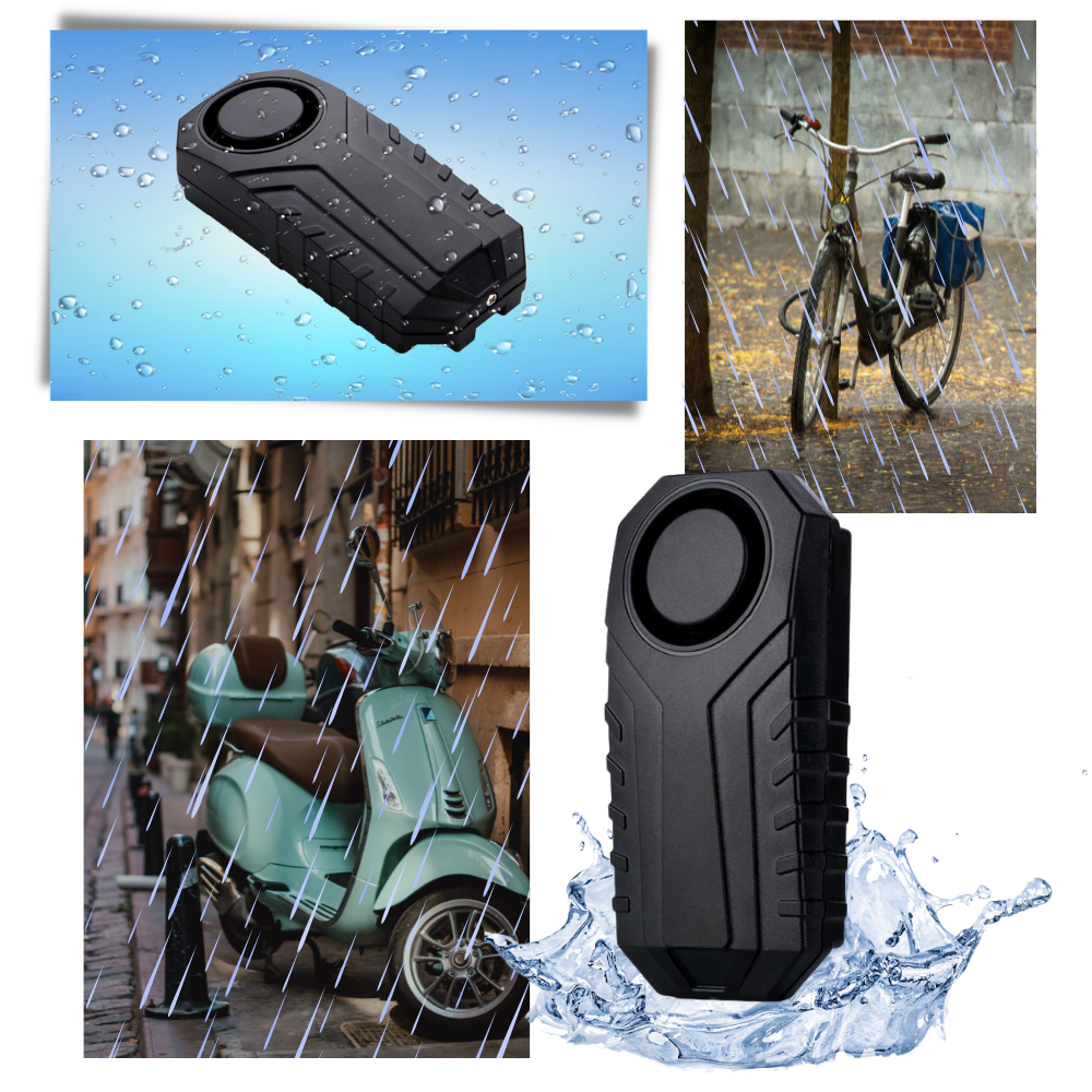 Larm för elektriska cyklar - Vattentät och dammtät  - Ozerty