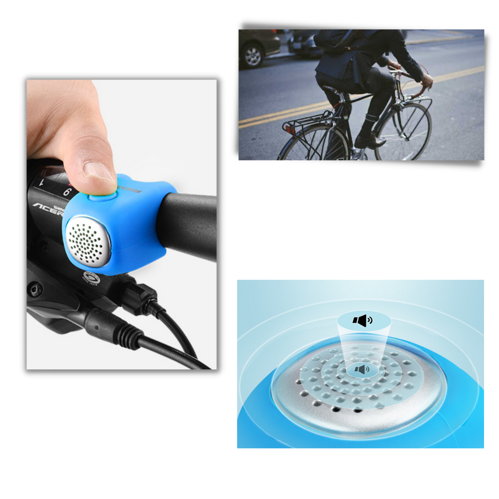 Silicone Waterproof Bike Horn - Super Bike Horn - 