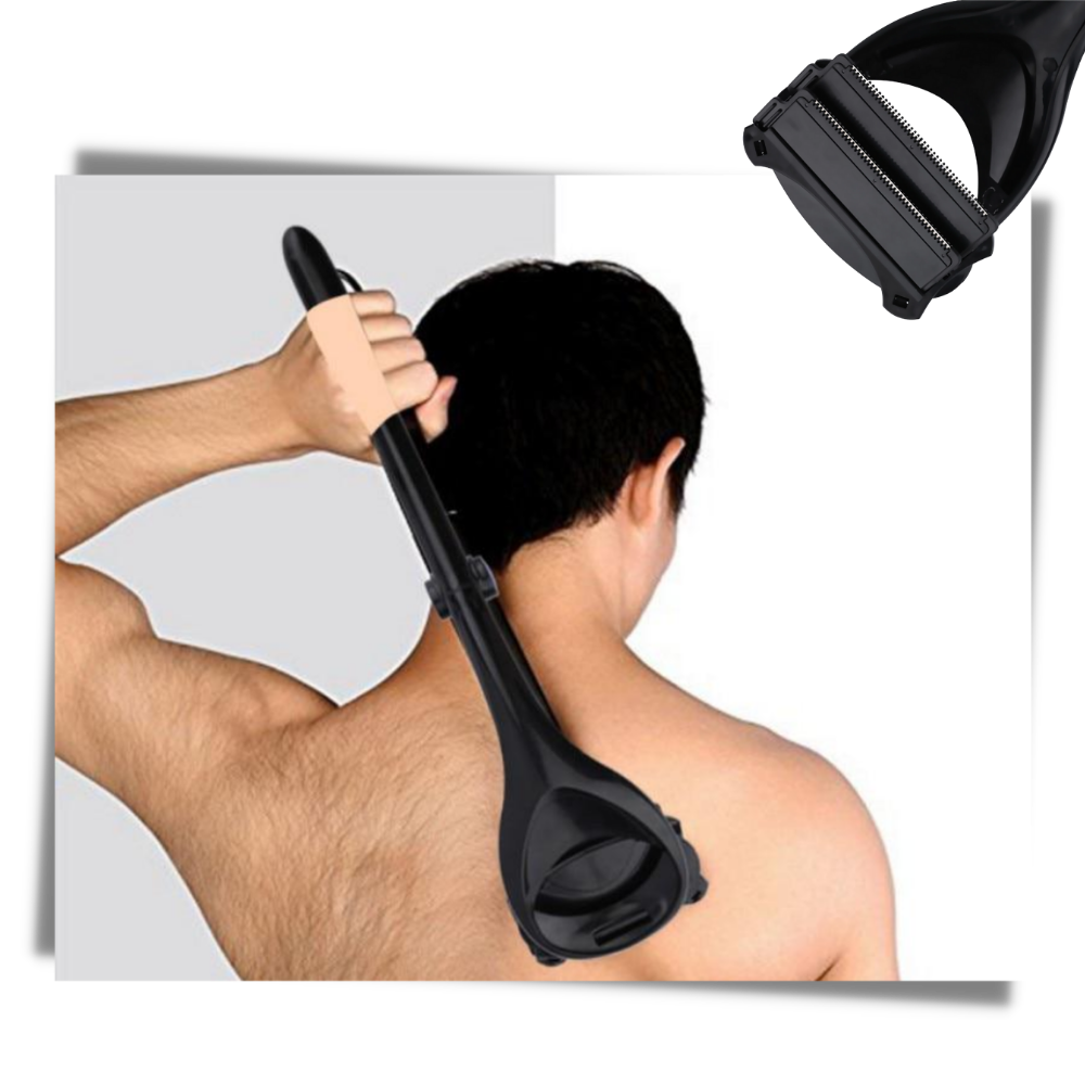 Back and body razor - Tooth-shaped razor - Ozerty