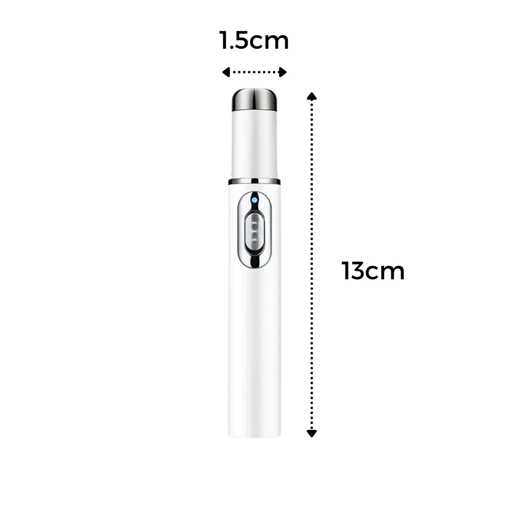 Blue light skin therapy pen - Dimensions - 