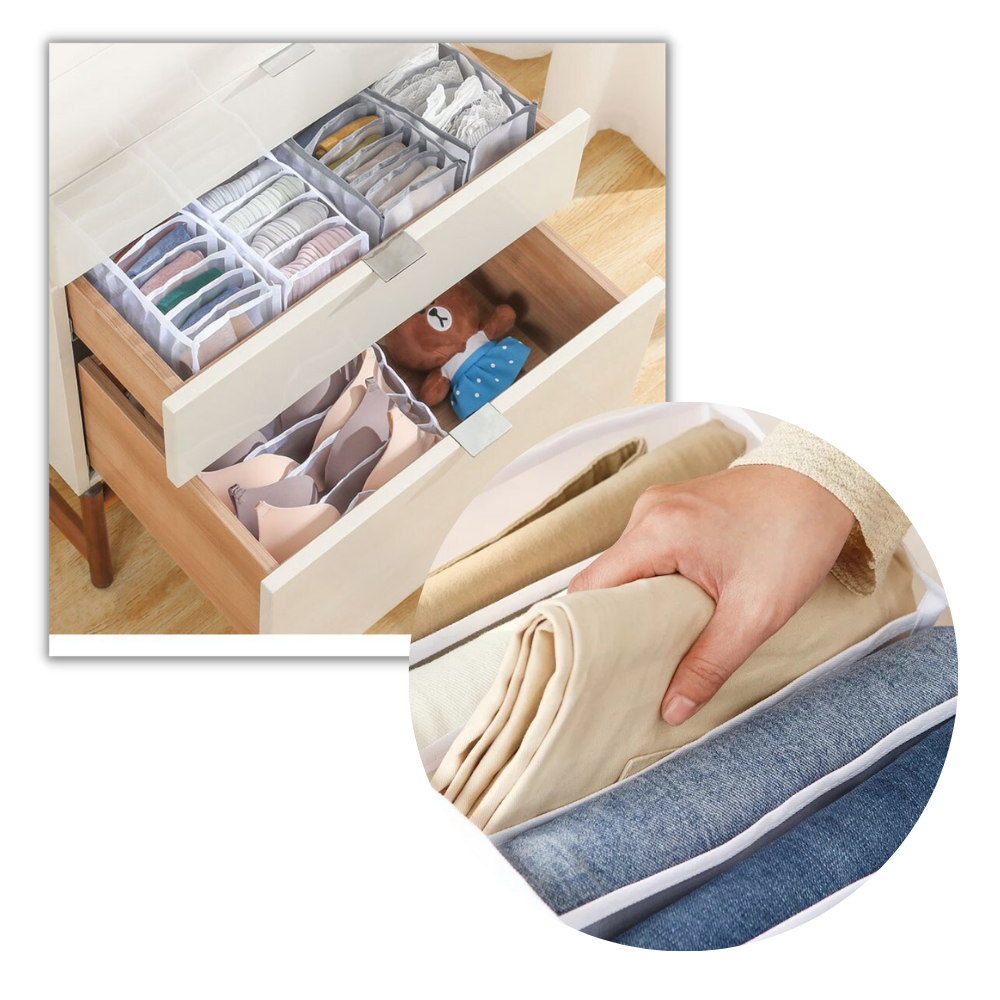 Mesh wardrobe clothes organizer - Wide range of uses -