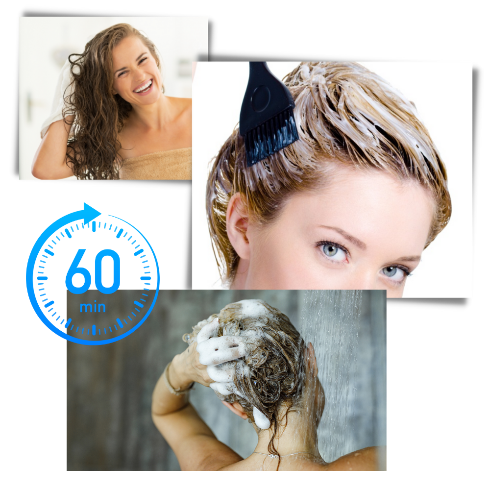 Hair Colouring Shampoo - Easy to Use - 