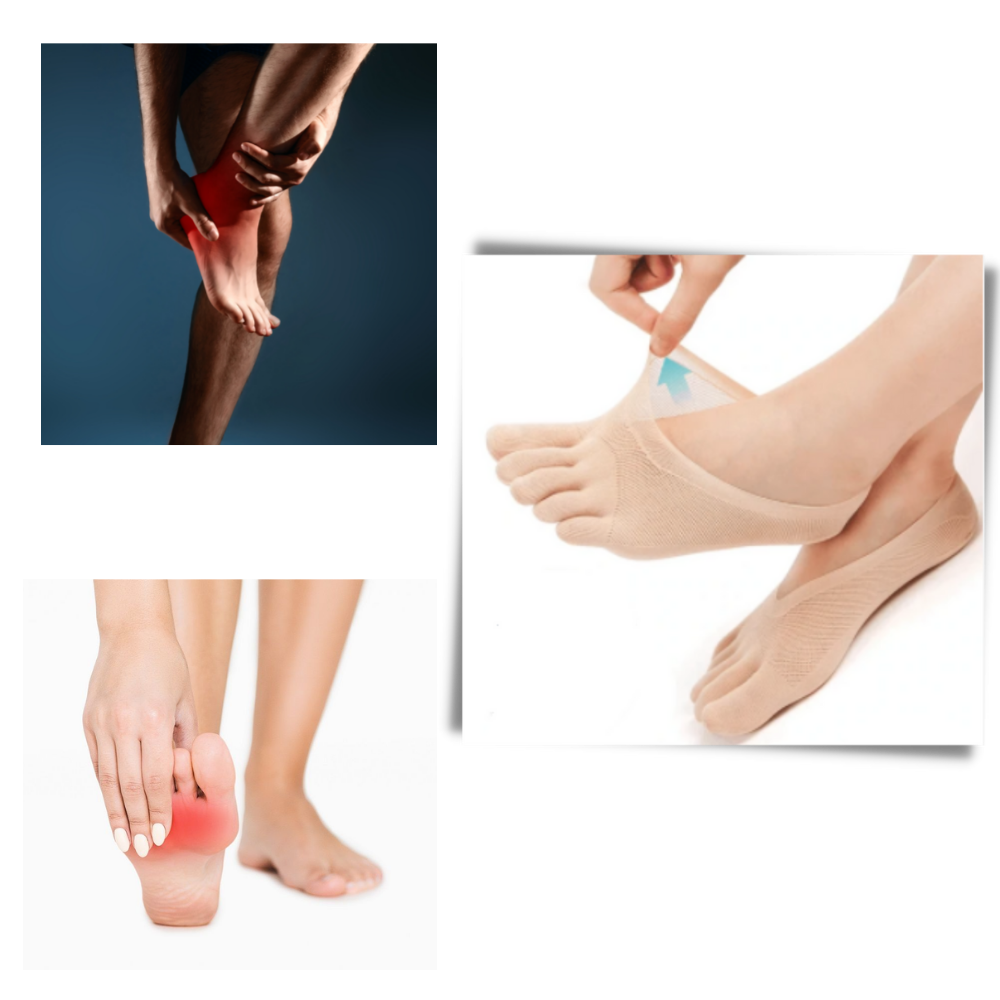 2 Pairs of Compression Socks - Reduces Pain -