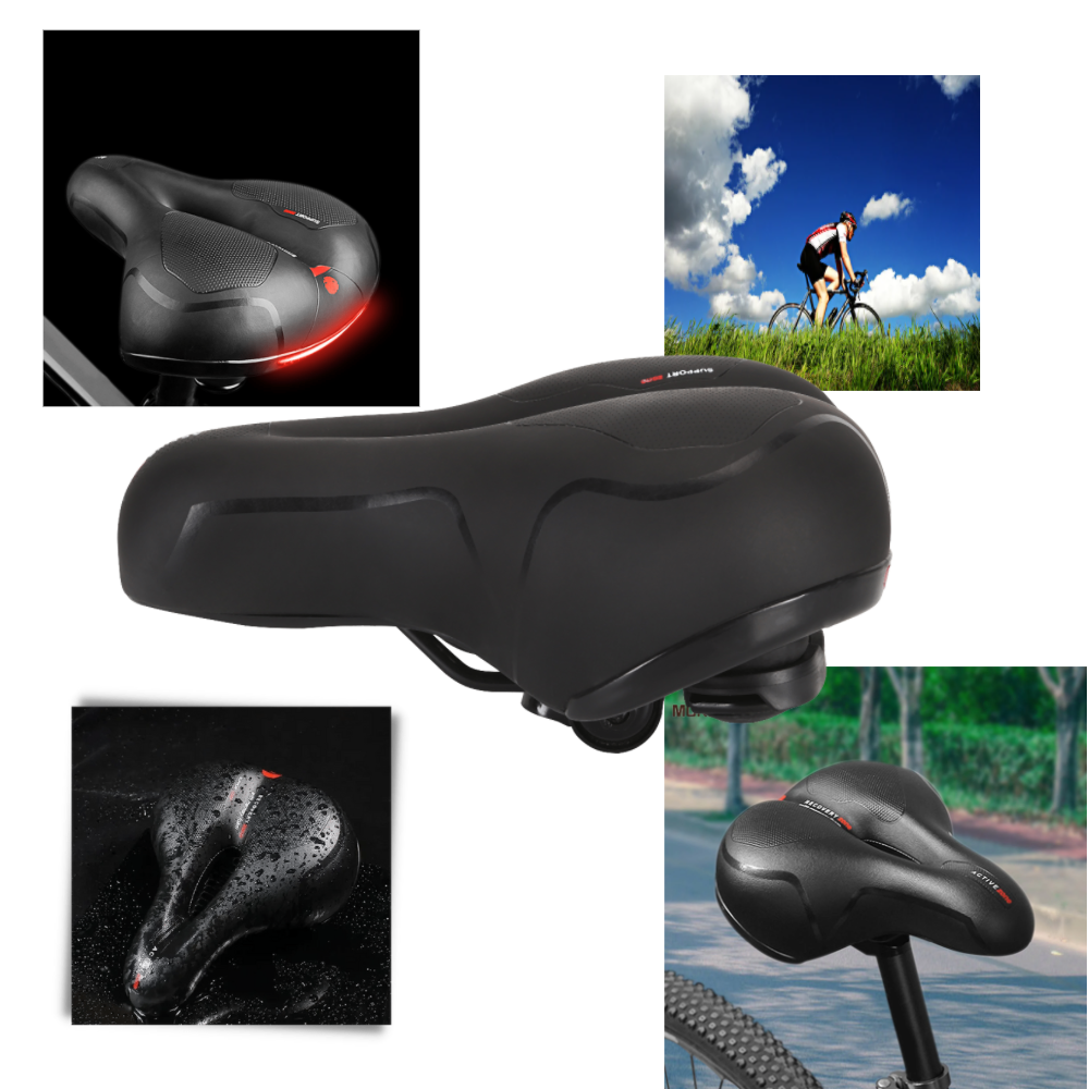 Ultra Soft Cycling Saddle │ Comfortable Bicycle Saddle - 