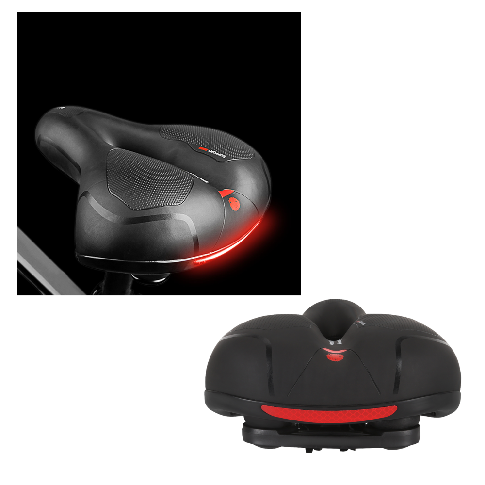 The Ultimate Ultra Soft Cycling Saddle - Improves Safety - 